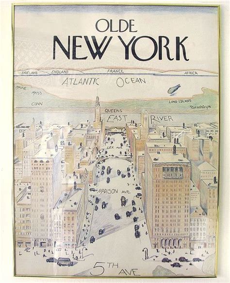 Saul Steinberg Olde New York Saul Steinberg New Yorker Covers The