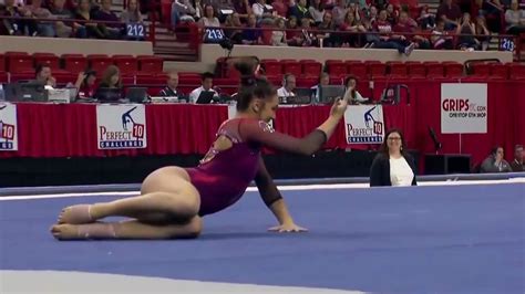 Maggie Nichols Perfect 10 Floor 2017 College Gymnastics Youtube