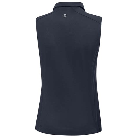 Galvin Green Margaux Ventil8 Sleeveless Ladies Polo Shirt Navy