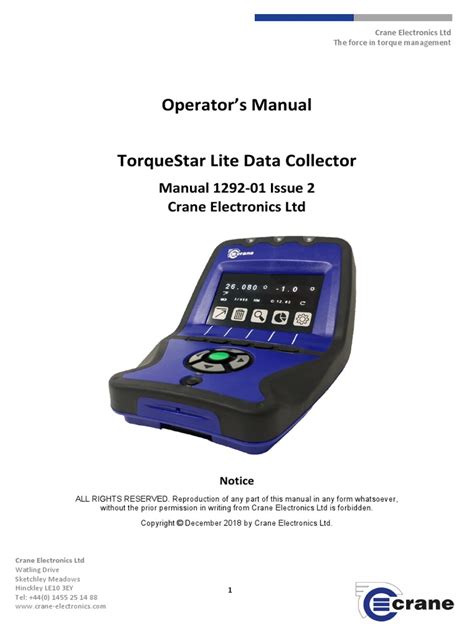 TorqueStar Lite Manual | PDF | Electromagnetic Interference | Radio