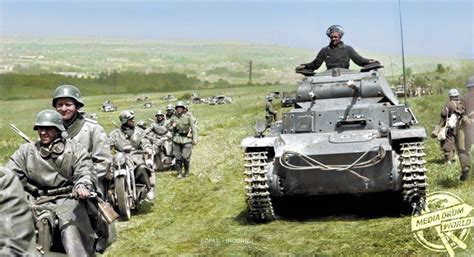 Revived Colourised Photographs Show The German Army During Second World