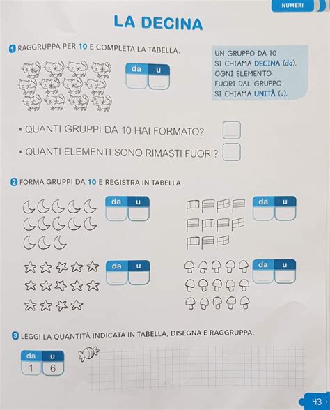 Schede Didattiche La Decina Classe Prima