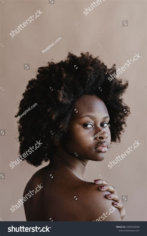 Beautiful Naked Black Woman Afro Hair Stock Photo 2000920049 Shutterstock
