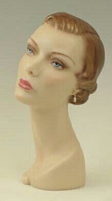 40s Vintage Style Mannequin Head Bust Display By Decoeyes 1733203261