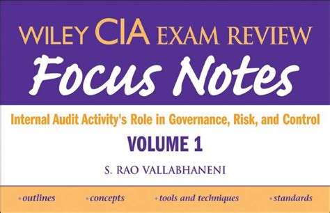 Wiley Cia Exam Review Focus Notes Internal Audit Activitys Role In