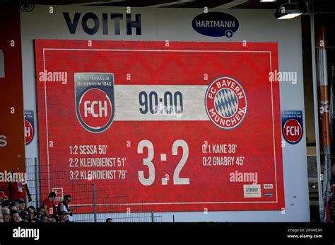 Historical Scoreboard Result Score Final Score Fc Heidenheim