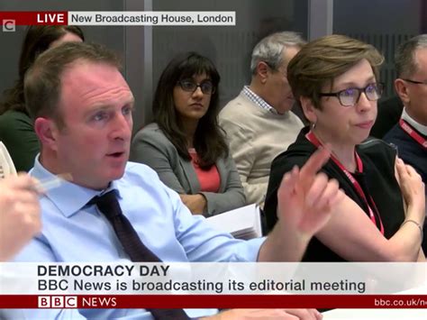 Bbc Broadcasts Its Morning Editorial Meeting Live For Democracy Day And It Doesn’t Quite Go