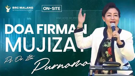 Live Ibadah Doa Firman Mujizat Juni Ps Dr Ita