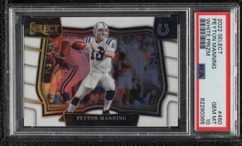 2022 Panini Select Field Level White Prizm 460 Peyton Manning 35