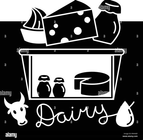 Milk Boutique Stock Vector Images Alamy