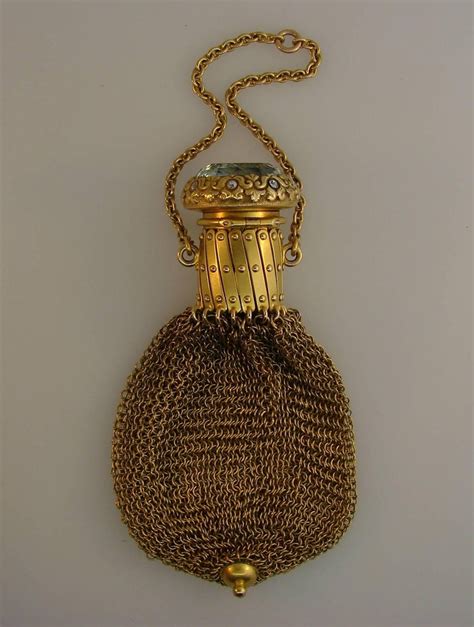 Victorian Rock Crystal Yellow Gold Coin Purse At 1stdibs