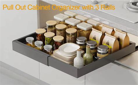 Amazon Expandable Pull Out Cabinet Organizer 12 4 20 3 Pull