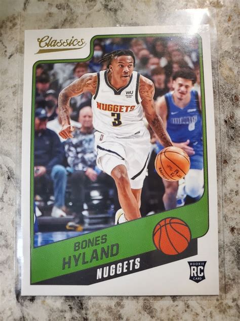 2021 22 Panini Chronicles Classics 161 Bones Hyland Denver Nuggets