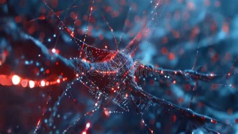 Ai Machine Learning Visualization As Human Brain Neurons As Big Data