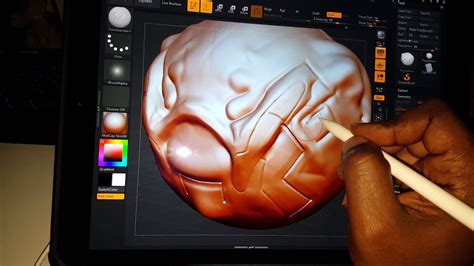 Using Zbrush R On Ipad Pro With Apple Pencil Youtube