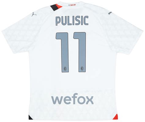 Ac Milan Away Shirt Pulisic