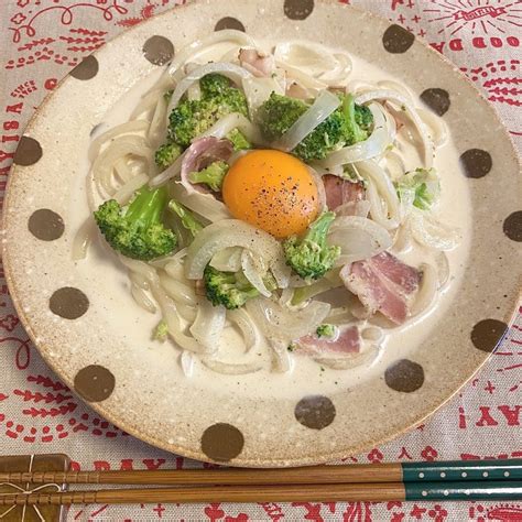 【簡単】白だし香る和風カルボナーラうどん By まいこはんレシピ 【クックパッド】 簡単おいしいみんなのレシピが395万品