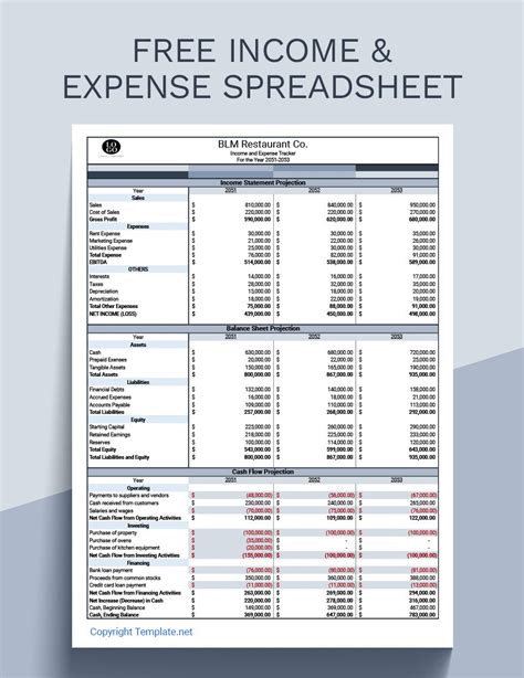 Free Income Expense Spreadsheet Google Sheets Excel Template Net