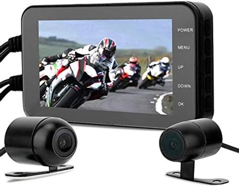 Dash Cam Motocicleta P In Pantalla T Ctil Resistente Al Agua