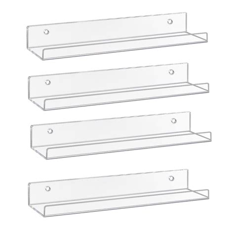 Buy Watpot Acrylic Shelves 15 Clear Floating Shelves Clear Acrylic