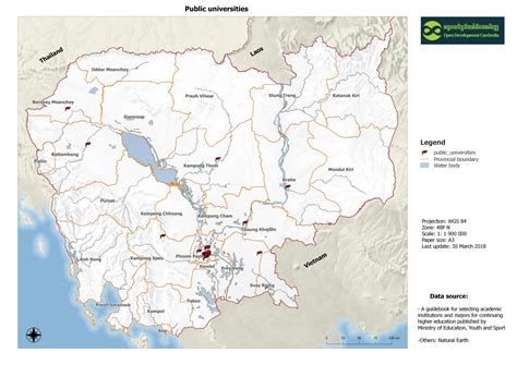 Public Universities Of Cambodia Dataset Od Mekong Datahub