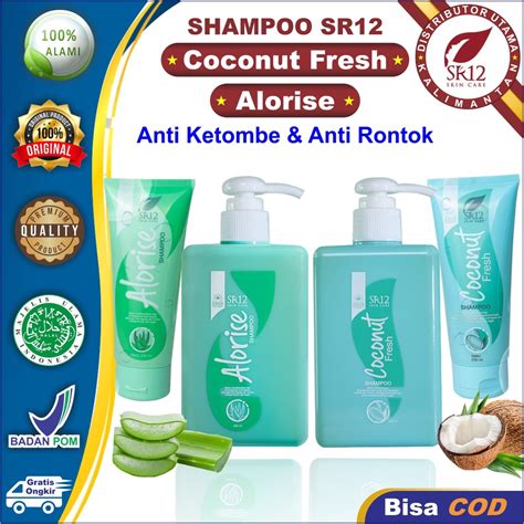 Jual Shampo SR12 Coconut Fresh Shampoo Alorise Shampoo Shampo