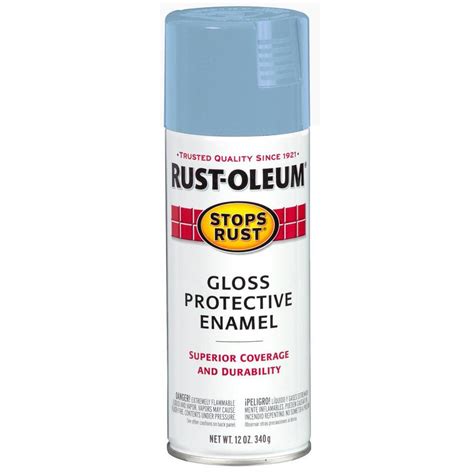 Rust-Oleum Stops Rust Harbor Blue Spray Paint (Actual Net Contents: 12 ...