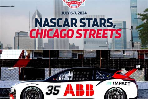 ABB NASCAR EV Prototype Debuts At 2024 Chicago Street Race Has 1 300HP