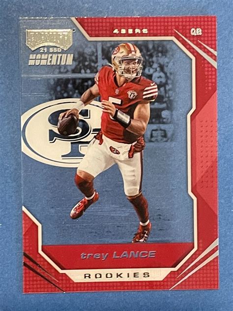 TREY LANCE 2021 Panini Chronicles Playoff Momentum Rookies RC PMR 3