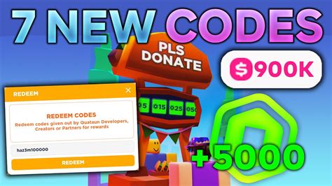 NEW WORKING ALL CODES FOR PLS DONATE IN 2024 MARCH ROBLOX PLS DONATE