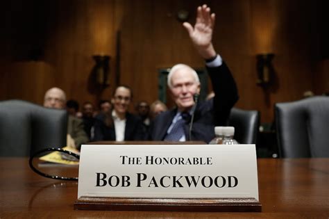 Bob Packwood Is Back In The Senate And Some Women Including Senators