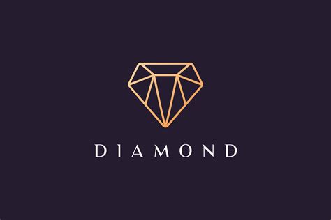 Diamond Logo Concept With Luxury Style By Murnifine Creative