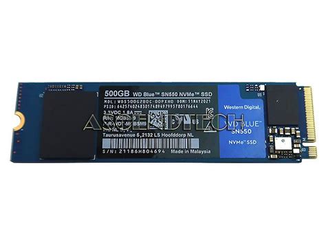 WDS500G2B0C WDS500G2B0C-00PXH0 | Wd Blue 500GB M.2 Ssd WDS500G2B0C-00PXH0