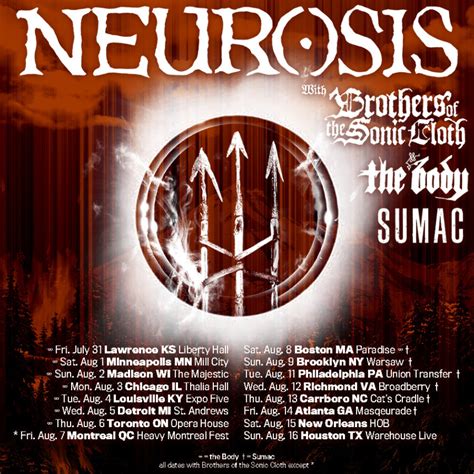 Neurosis Thirtieth Anniversary Shows In San Francisco And Roadburn