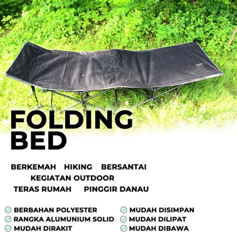 Jual Ranjang Lipat Velbed Folding Bed Tempat Tidur Camping Outdoor