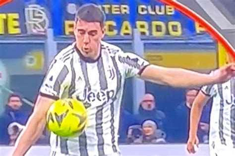 Linquadratura Di Vlahovic Sparita Dal Var In Inter Juve Fallo Di Mano