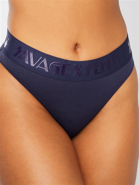 Forever Savage High Leg Bikini In Blue SAVAGE X FENTY