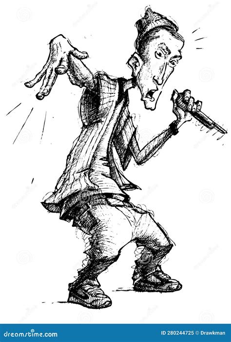 Cartoon Of Boy With Baggy Pants 19414037