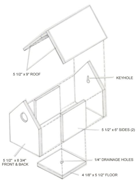 Northern Cardinal Birdhouse Plans