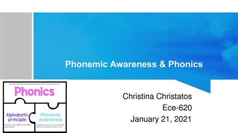 Solution Phonemic Awareness Phonics Studypool