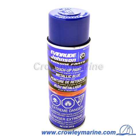 0777175 Metallic Blue Spray Paint Evinrude Johnson OMC Crowley