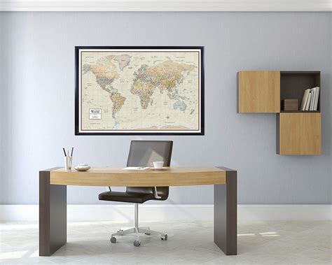 Buy 2022 Swiftmaps 24 X 36 World Map Contemporary Premier Wall Map