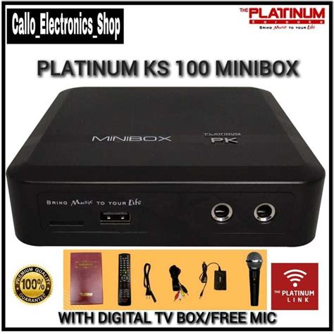 Platinum Ks Minibox Sd Card Karaoke Player Songs Opm And