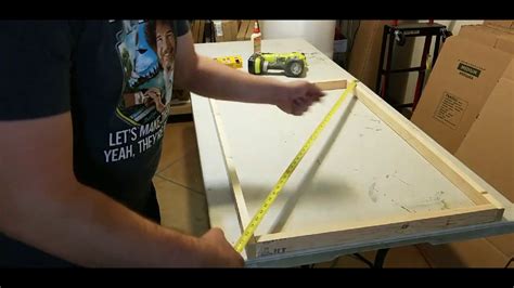 How To Stretch A Canvas Print Making A Canvas Stretcher Artist Jose