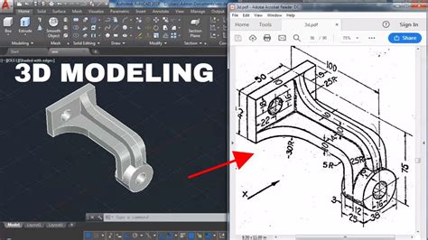 How To Draw A 3d Model In Autocad Printable Online