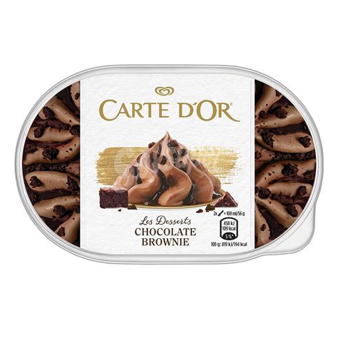 Carte D Or Frigo Tarrina De Helado De Chocolate Con Trocitos De Brownie