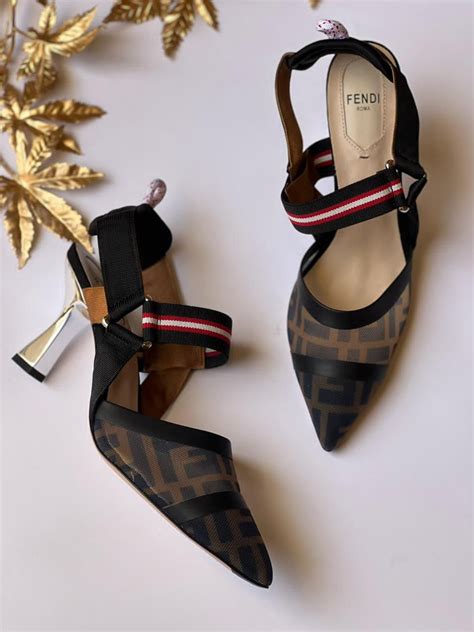 Nude Leather And Mesh Slingbacks With High Heel Dubai Fashion LUX
