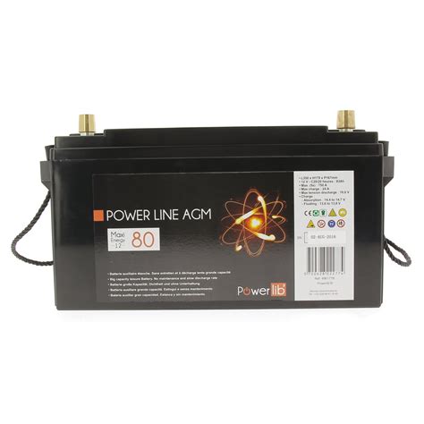 Batterie Camping Car Agm D Charge Lente Powerlib Rg Q C