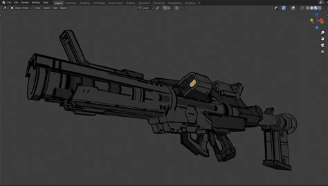 Artstation Anime Style Sci Fi Weapons Pack Resources