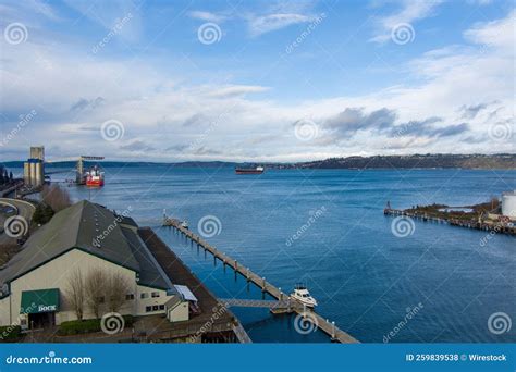 Tacoma, Washington Waterfront Editorial Stock Photo - Image of state, building: 259839538